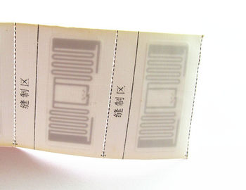 RFID Labeの服装管理、服装の反カウンターのためのUHFによって編まれる札ISO18000-6Cの白紙のラベル