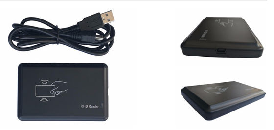 ISO1443A MIFAR S50 USB 13.56MHZ RFID IDのクレジット カードの読者の作家