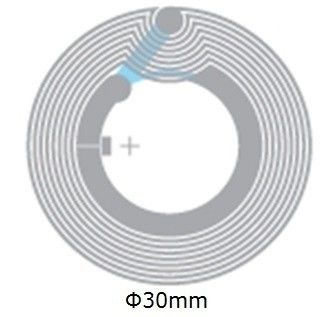 RFIDの古典的な®/ SLIと/NFCのぬれたDia 33mmペットHF RFIDの象眼細工破片